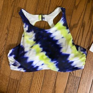 Athleta High Neck swim top NWT